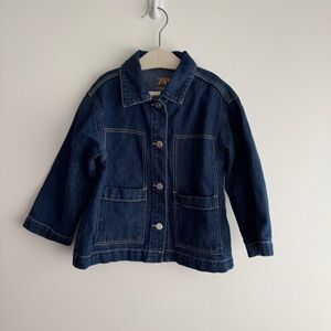 Zara Denim Chore Coat